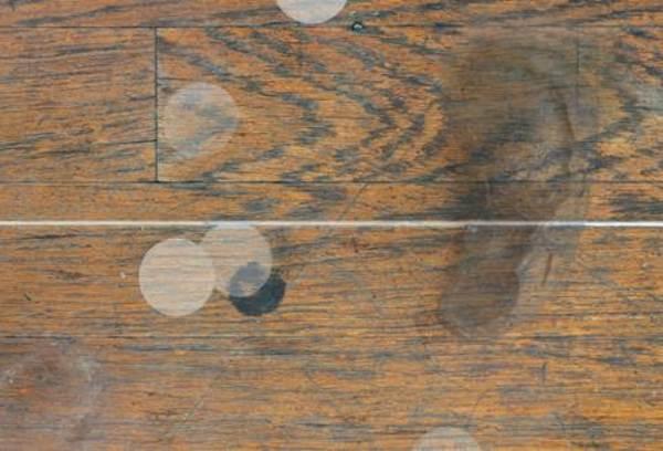 Closeup of a wood floor